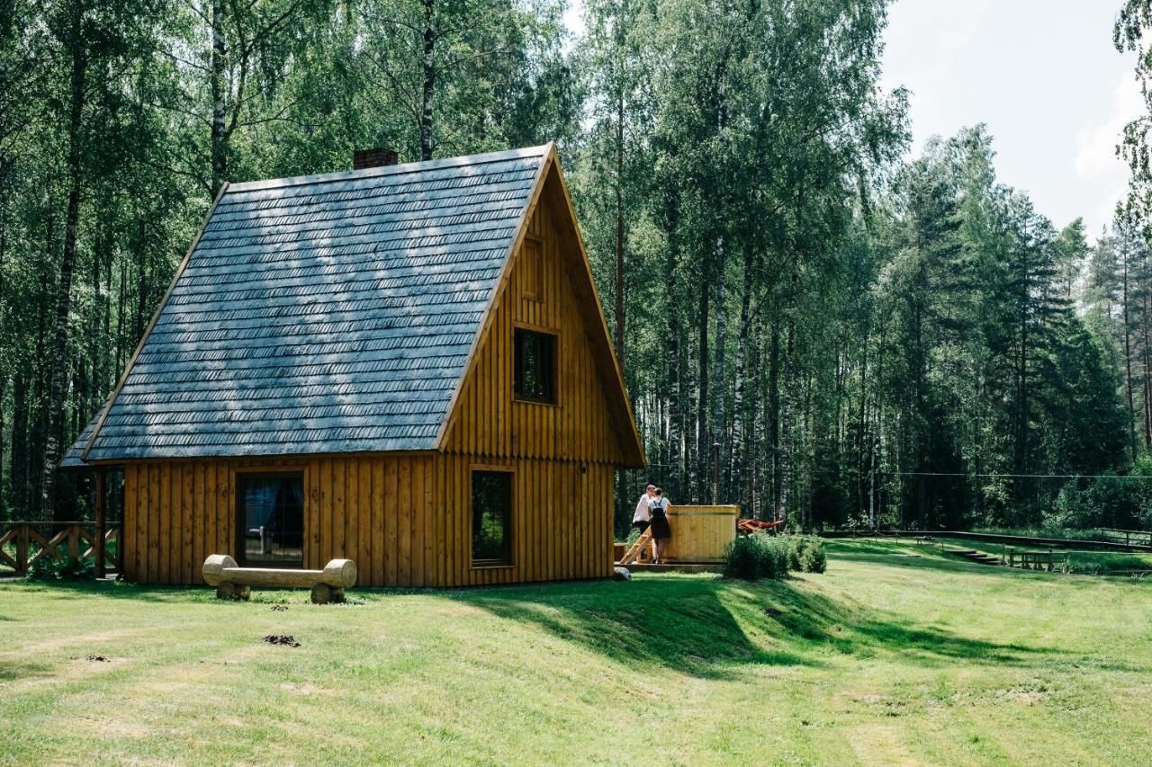 Лоджи Woodland lodge near Riga Garkalne-13